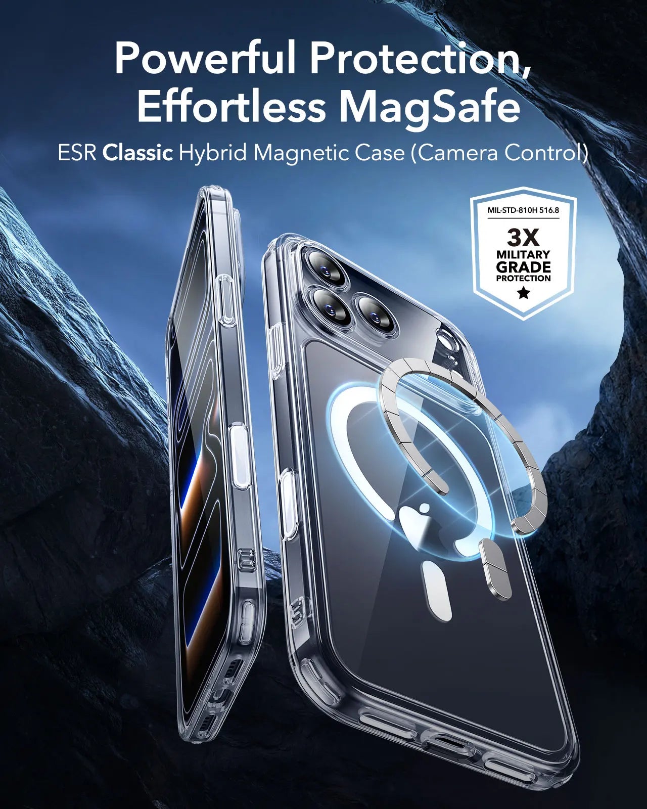 Étui de Protection MagSafe pour iPhone 17 Pro Max avec Contrôle de Caméra 1