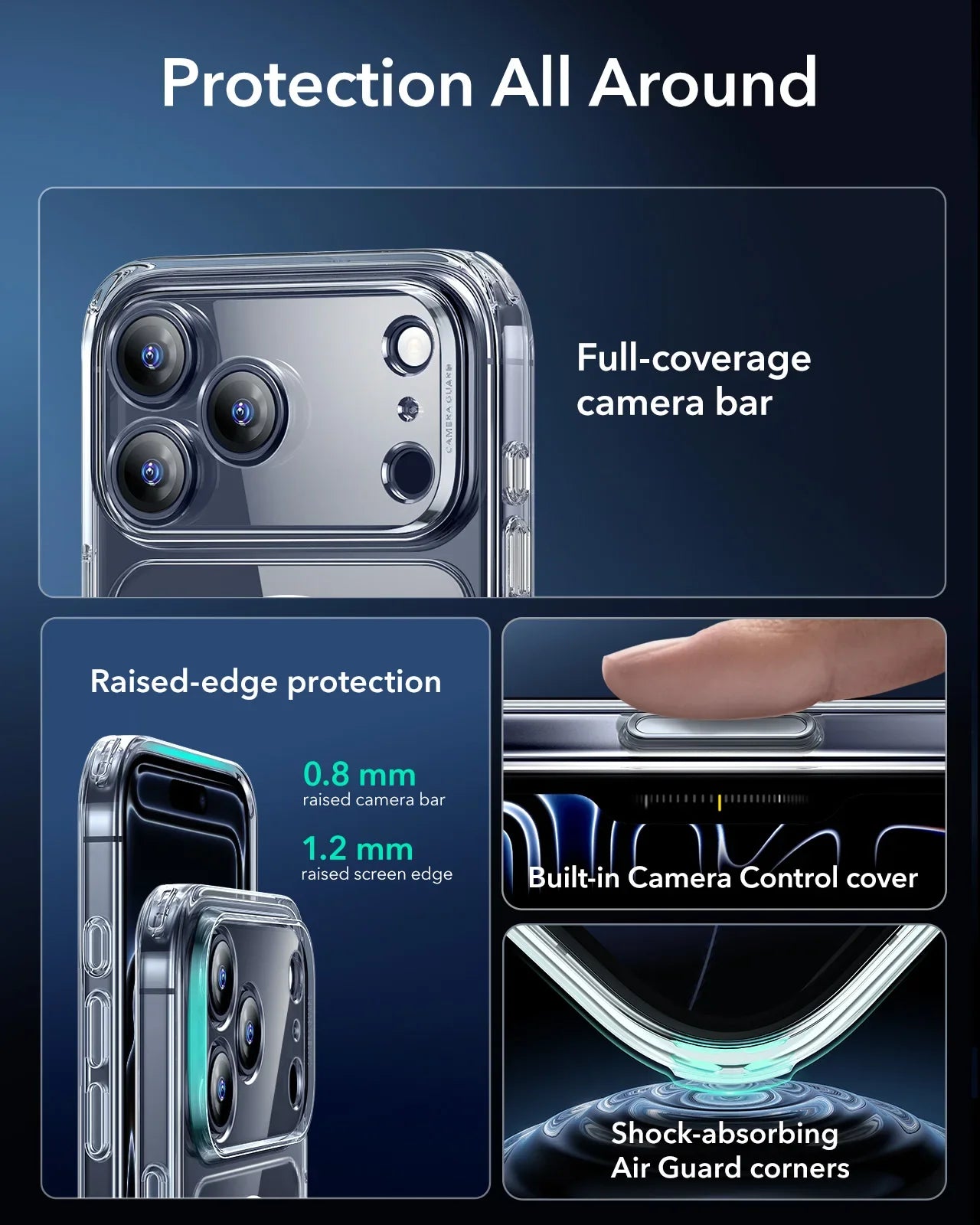 Étui de Protection MagSafe pour iPhone 17 Pro Max avec Contrôle de Caméra 2