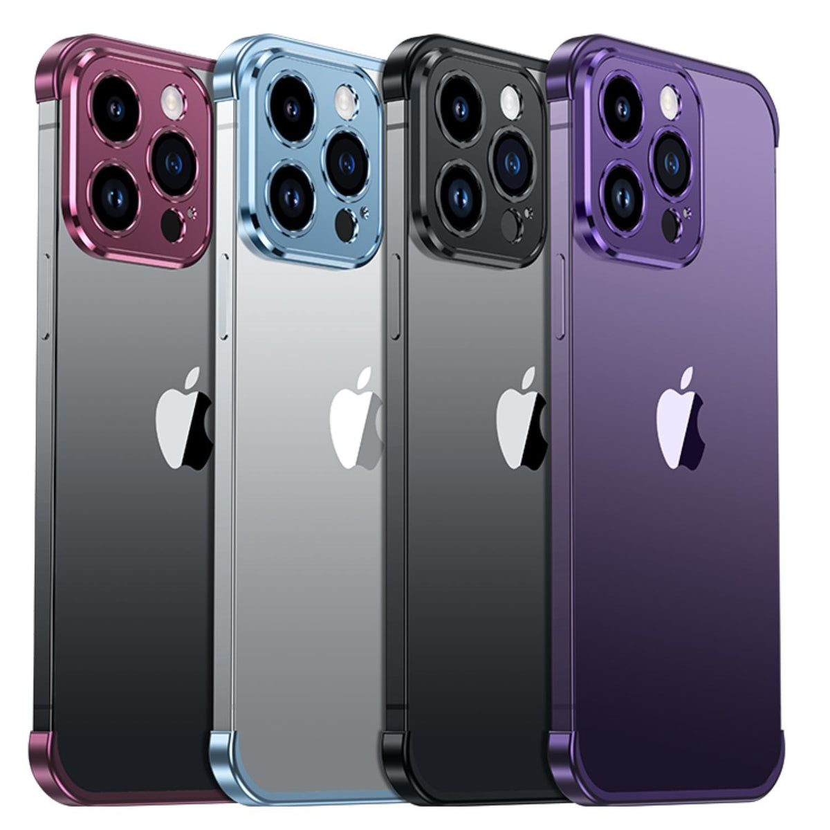 Étui de Téléphone Ultra-Minimaliste Métal Chic et Protecteur 1