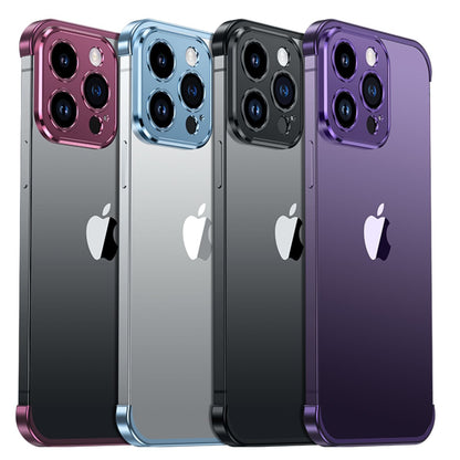 Étui de Téléphone Ultra-Minimaliste Métal Chic et Protecteur 1