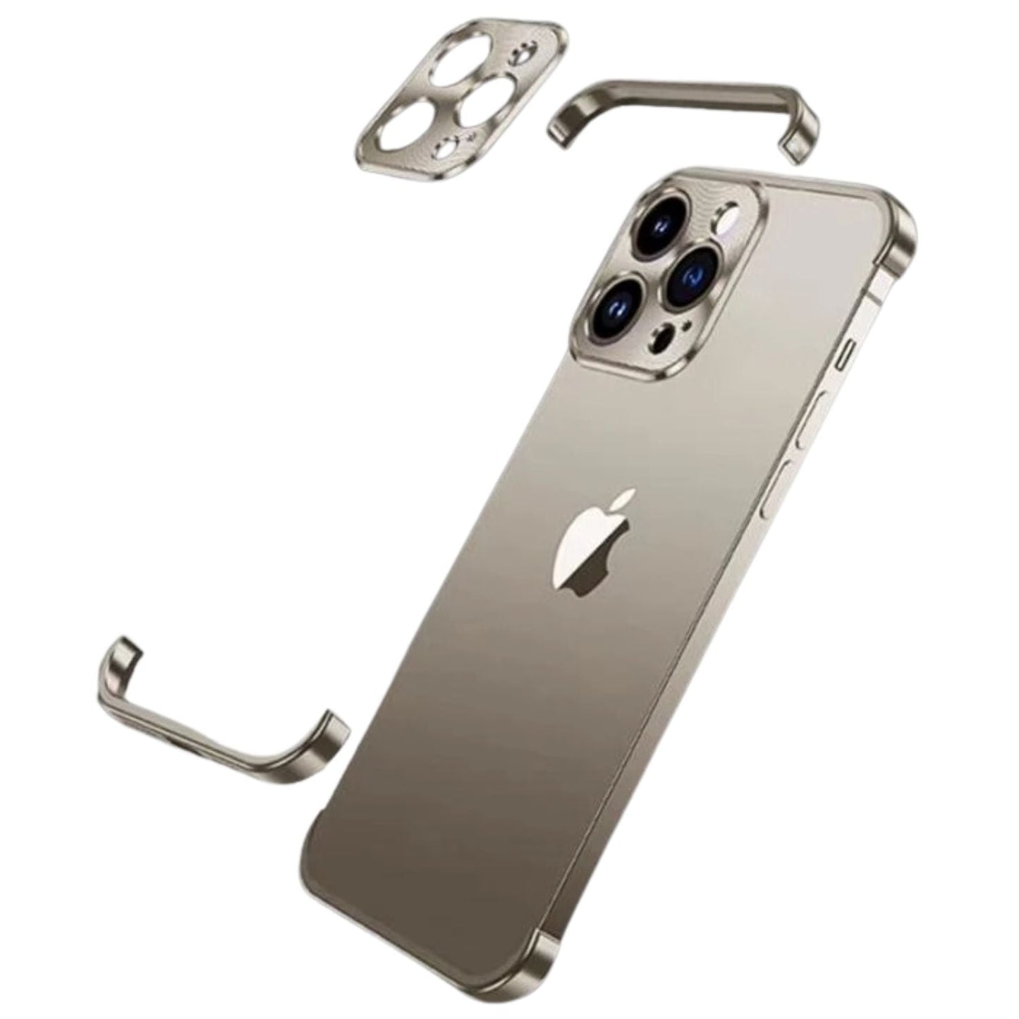 Étui de Téléphone Ultra-Minimaliste Métal Chic et Protecteur 10