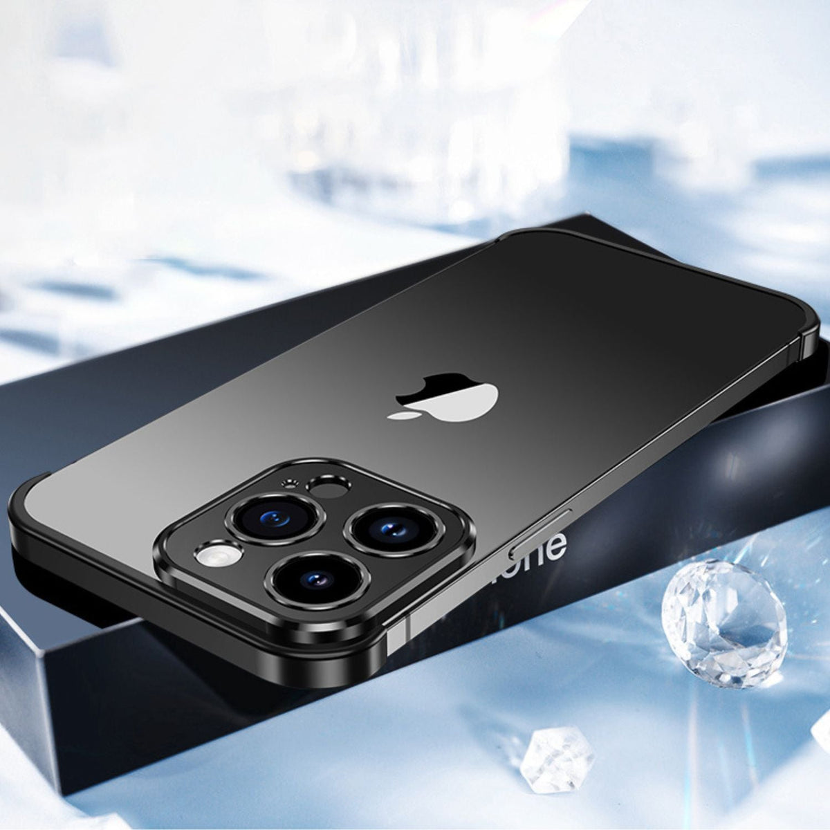 Étui de Téléphone Ultra-Minimaliste Métal Chic et Protecteur 11