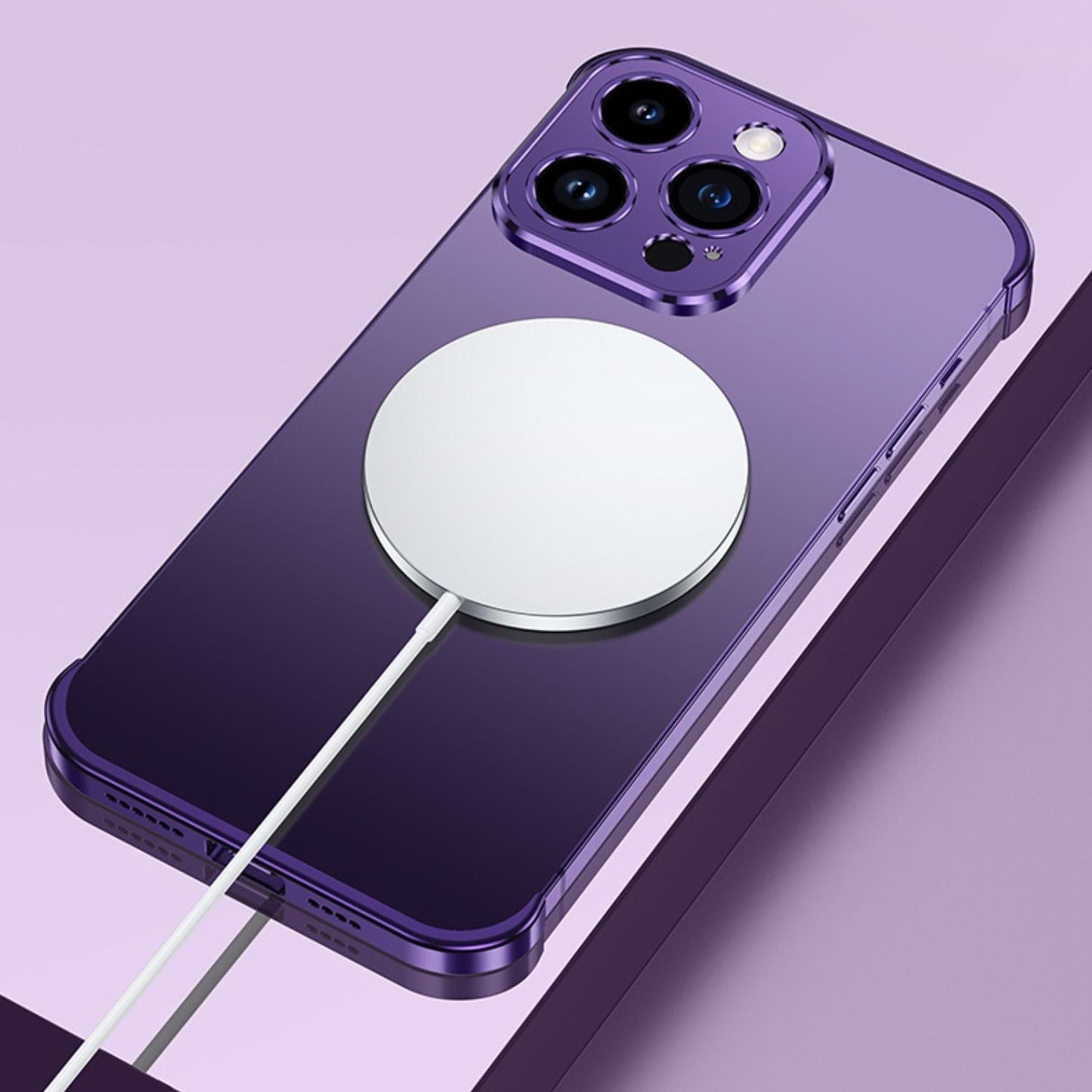 Étui de Téléphone Ultra-Minimaliste Métal Chic et Protecteur 2