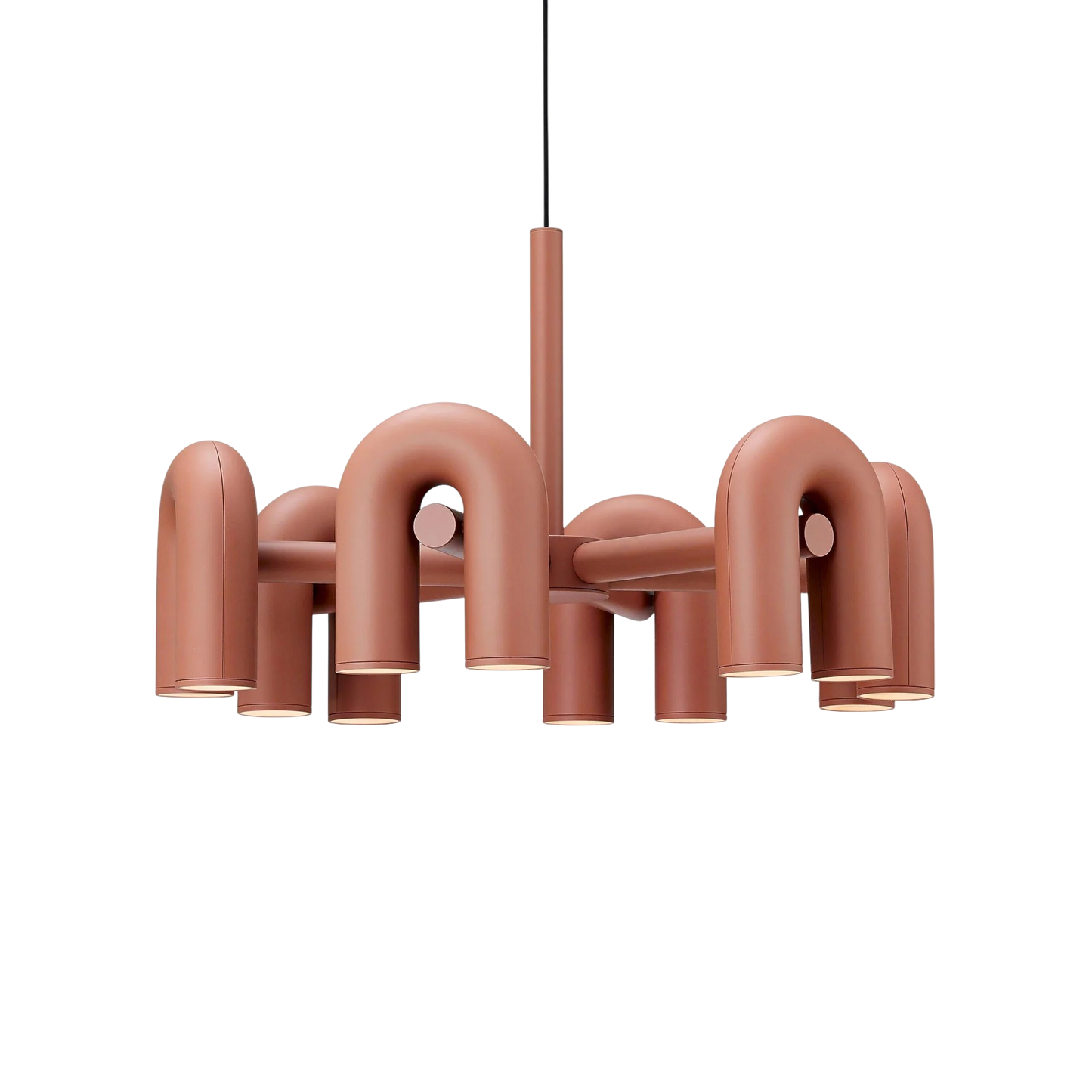 Lustre Design Géométrique Élégant avec LED