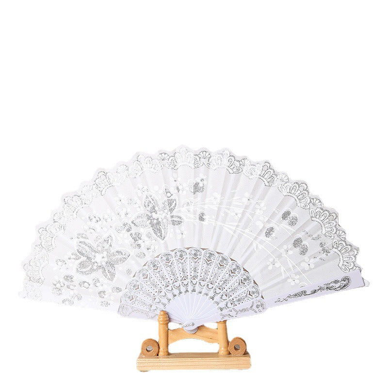 Éventail Femme Dentelle Raffinée 5