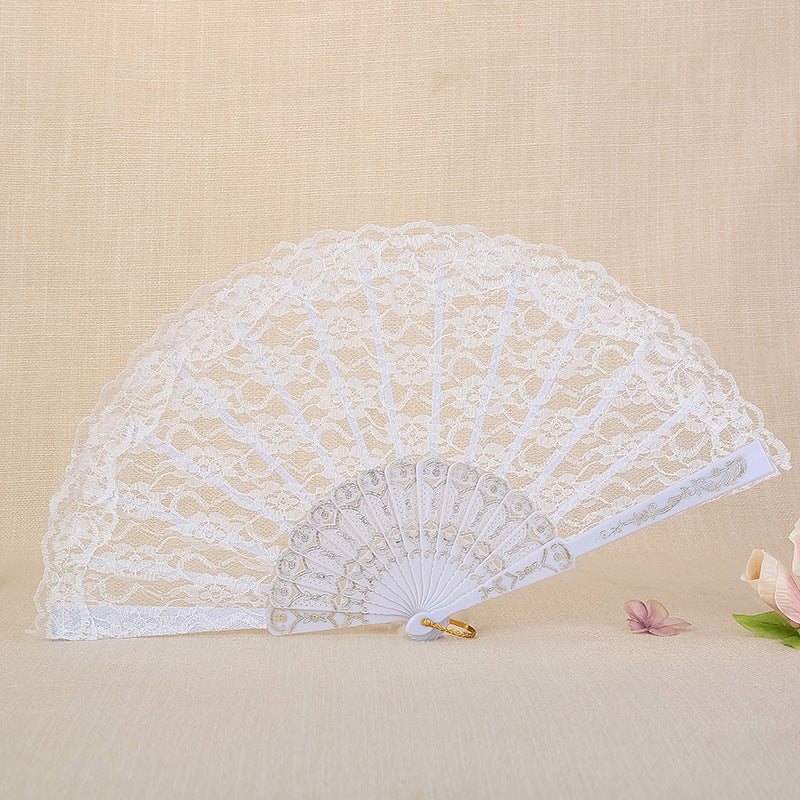 Éventail Femme Design Raffiné avec Motif Floral 0