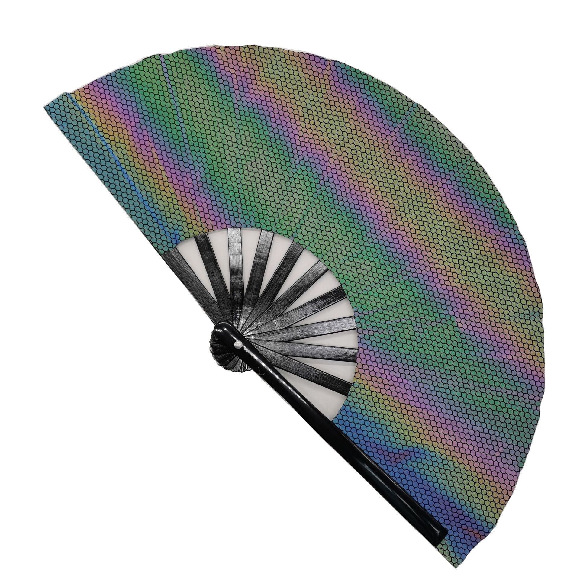 Éventail Pliable Coloré pour Femme au Design Unique 11