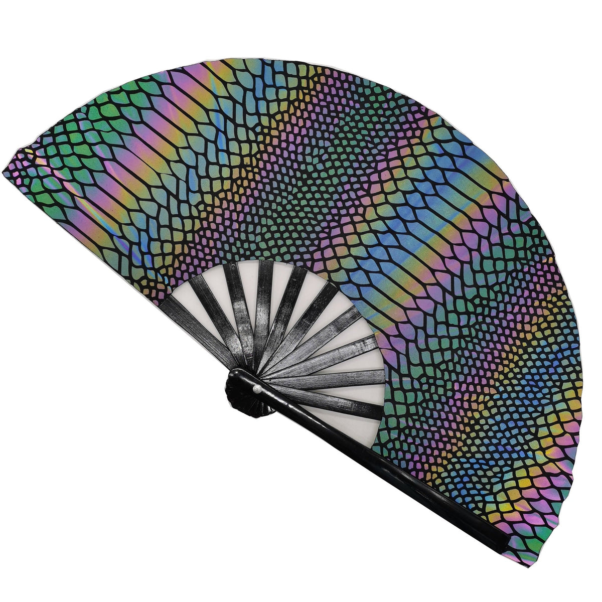Éventail Pliable Coloré pour Femme au Design Unique 9