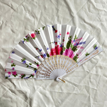 Éventail Pliant Floral Pour Femme Design Attrayant 6