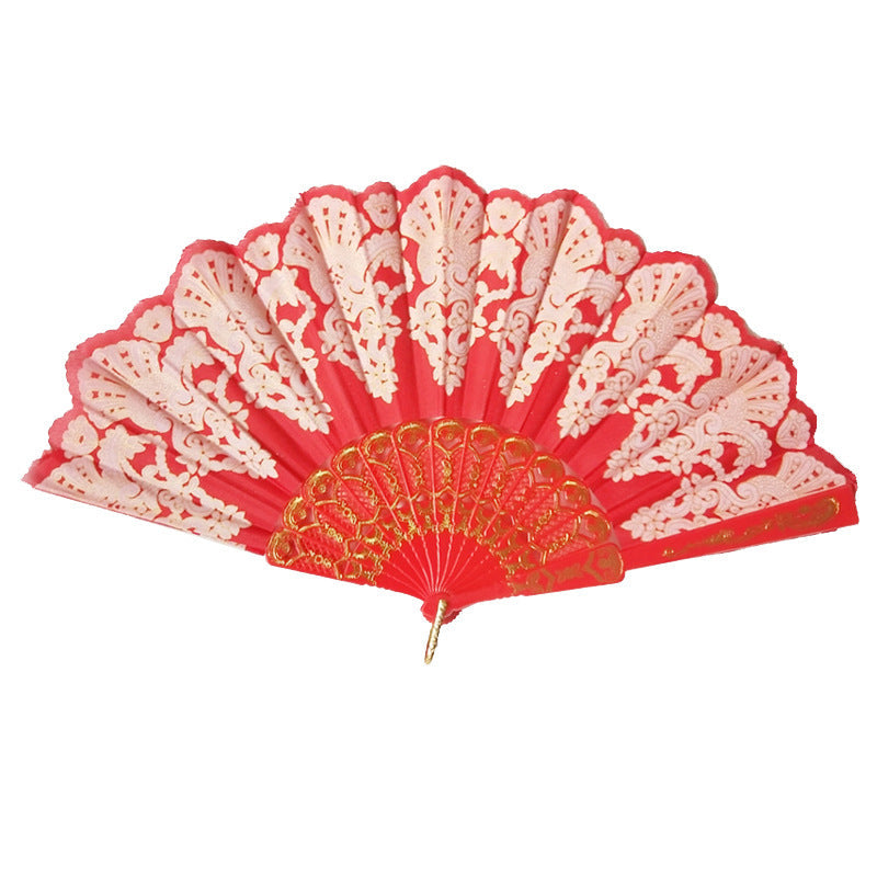 Éventail pour femme au design artistique et décorations raffinées 11