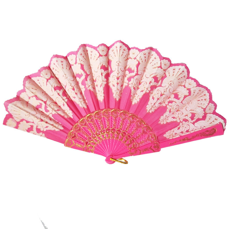 Éventail pour femme au design artistique et décorations raffinées 5