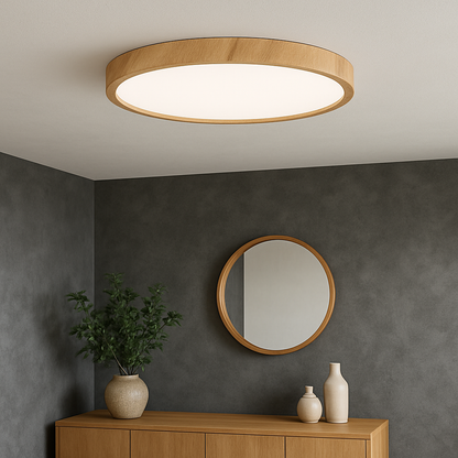 Lampe Plafond Bois Élégante