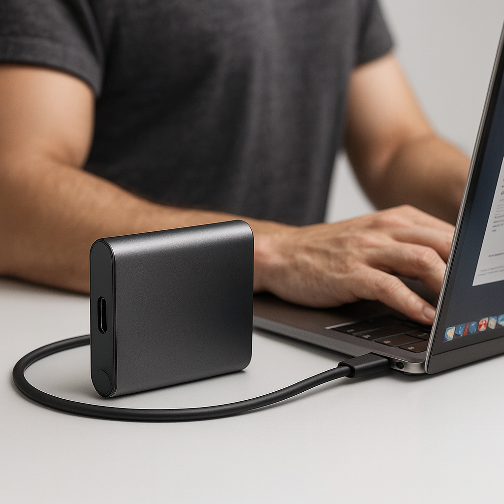 Disque Dur Externe USB-C Compacte et Rapide - BlxckFR