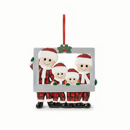 Décoration Arbre de Noël Figurine Famille Enfant
