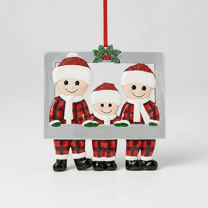 Décoration Arbre de Noël Figurine Famille Enfant