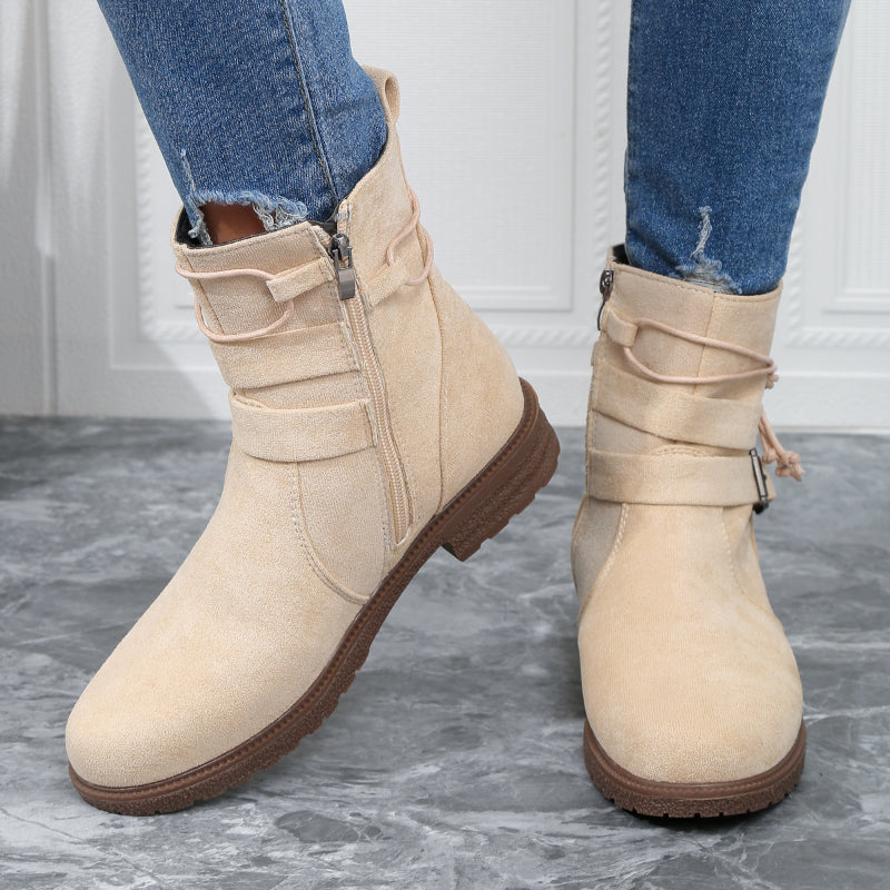 Bottes Femmes Élégantes à Fermeture Éclair - BlxckFR