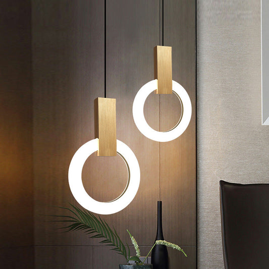 Lampe Suspendue Élégante en Acrylique pour Intérieur - Foivo