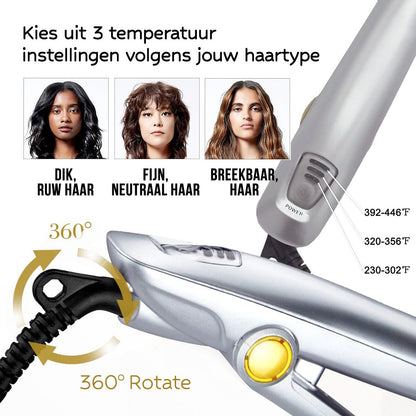 Lisseur Rotatif Professionnel Unisexe Tous Types de Cheveux