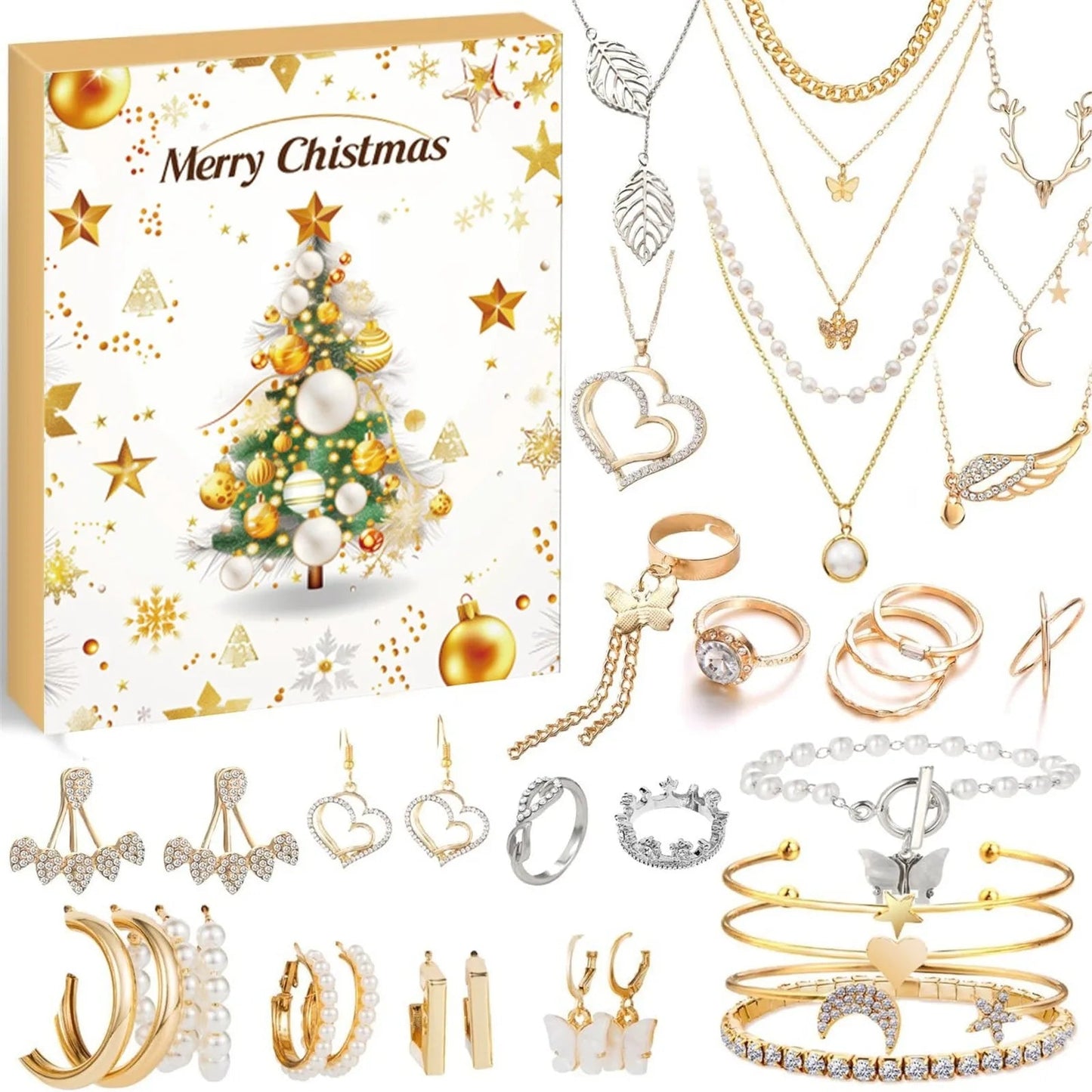 Calendrier de l'Avent Festif 24 Jouets de Noël
