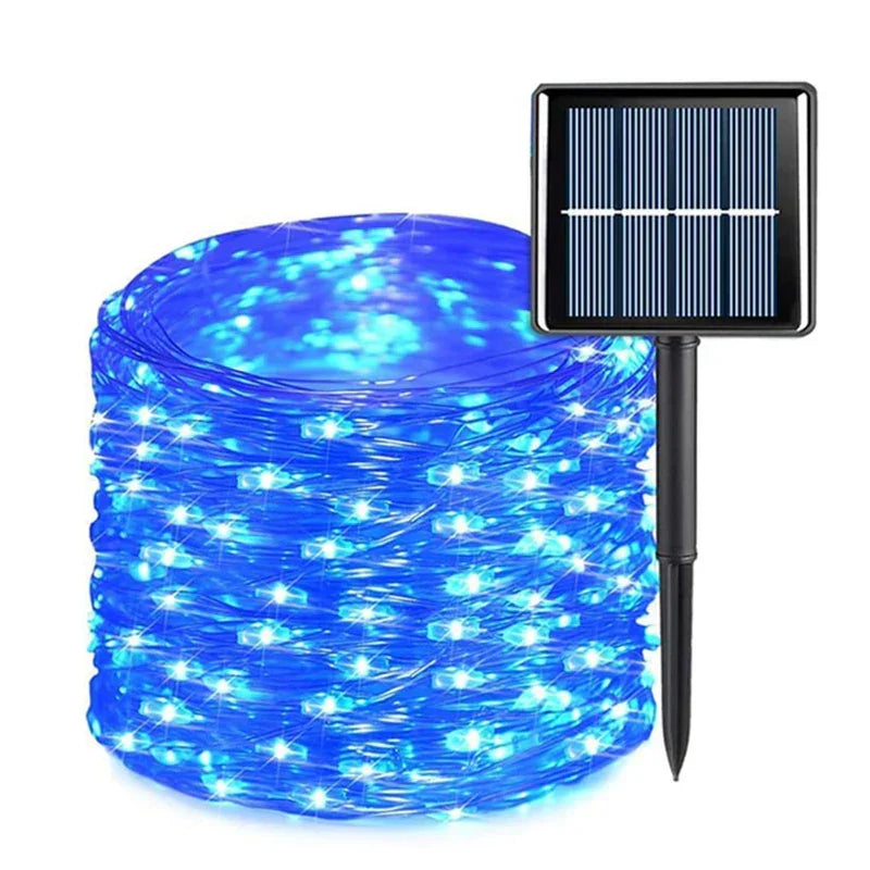 Lumière de Jardin Solaire Guirlande LED Extérieure
