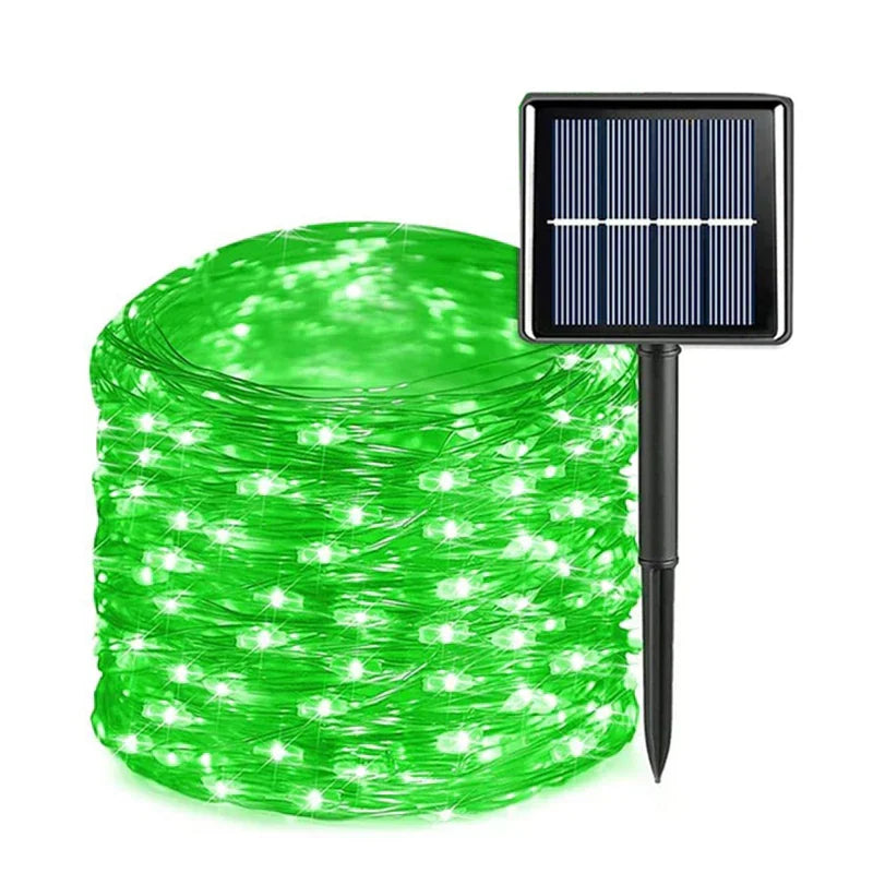 Lumière de Jardin Solaire Guirlande LED Extérieure