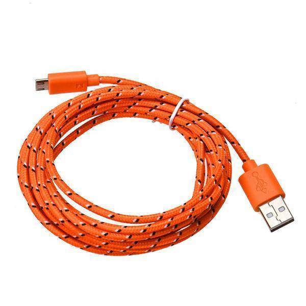 Câble Lightning 3M Gainé Solide et Résistant