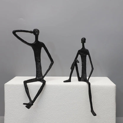 Figurine Abstraite en Métal pour Décoration 3