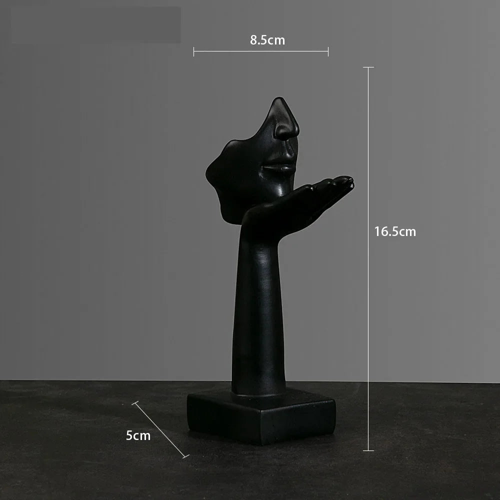 Figurine Abstraite en Résine pour Décoration Intérieure 10