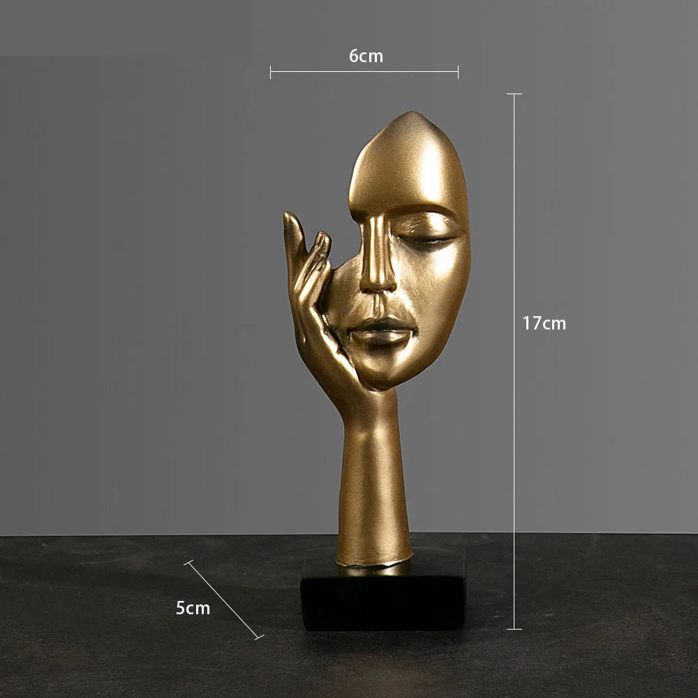 Figurine Abstraite en Résine pour Décoration Intérieure 13