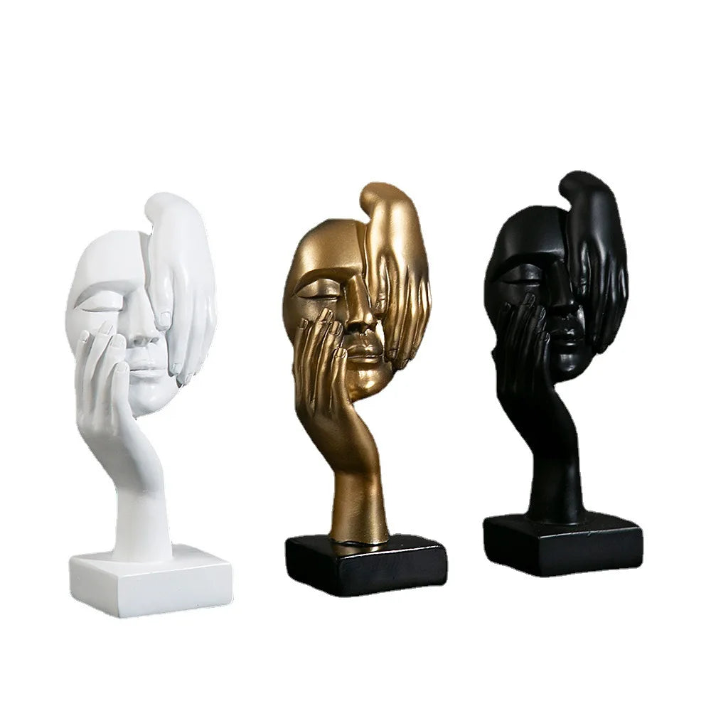 Figurine Abstraite en Résine pour Décoration Intérieure 4