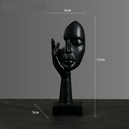 Figurine Abstraite en Résine pour Décoration Intérieure 6