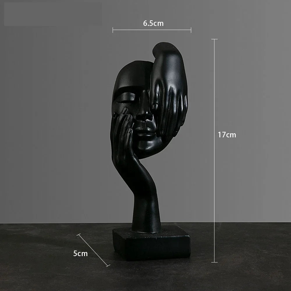 Figurine Abstraite en Résine pour Décoration Intérieure 8