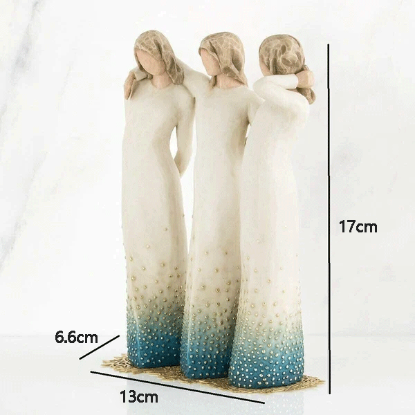 Figurine Sculptée Femme Amie 1
