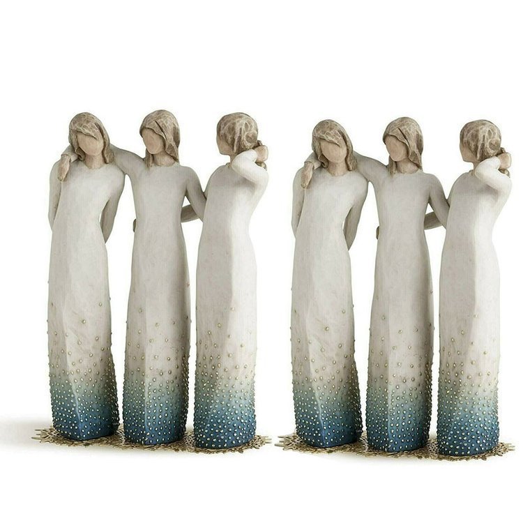 Figurine Sculptée Femme Amie 8