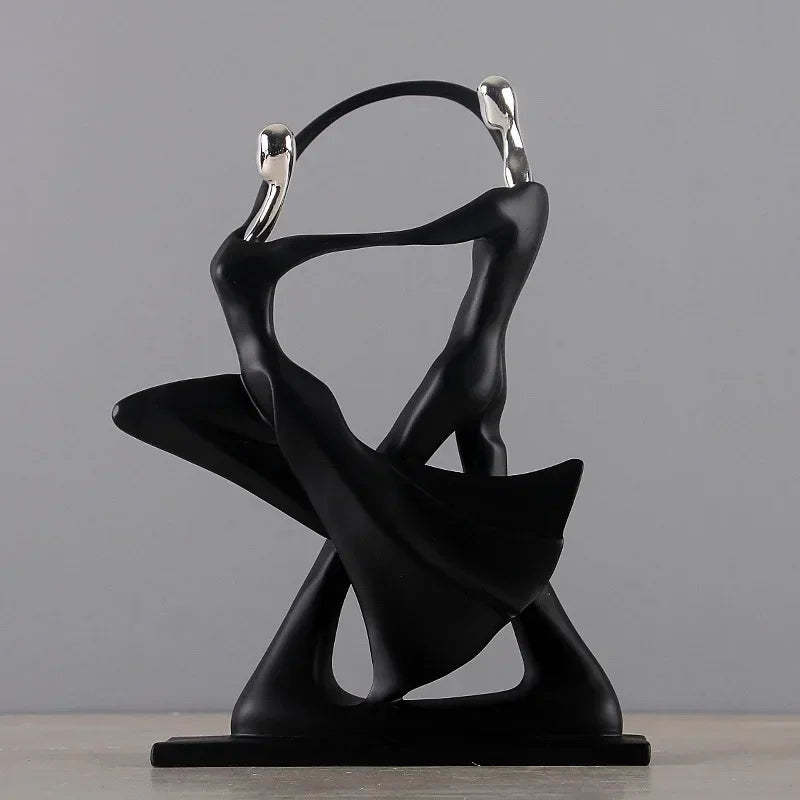 Figurines de Couple Dansant Art Nordique 1