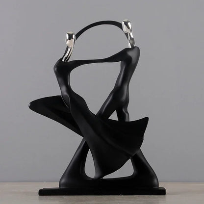 Figurines de Couple Dansant Art Nordique 1
