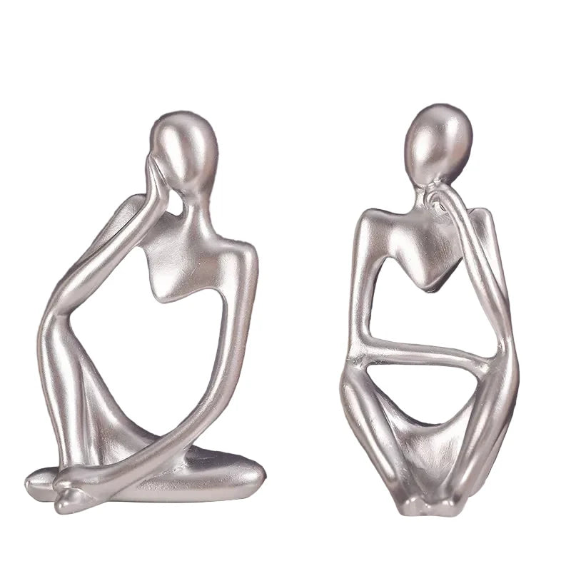 Figurines Décoratives Yoga Abstraites Design Moderne - Foivo