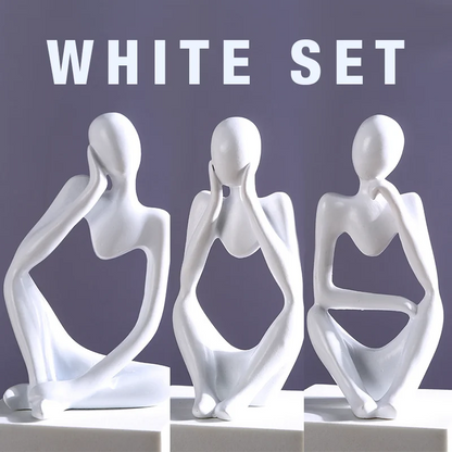Figurines de Yoga Abstraites pour Décoration 13