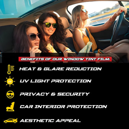 Film Teinté pour Vitres de Voiture Protection UV 4