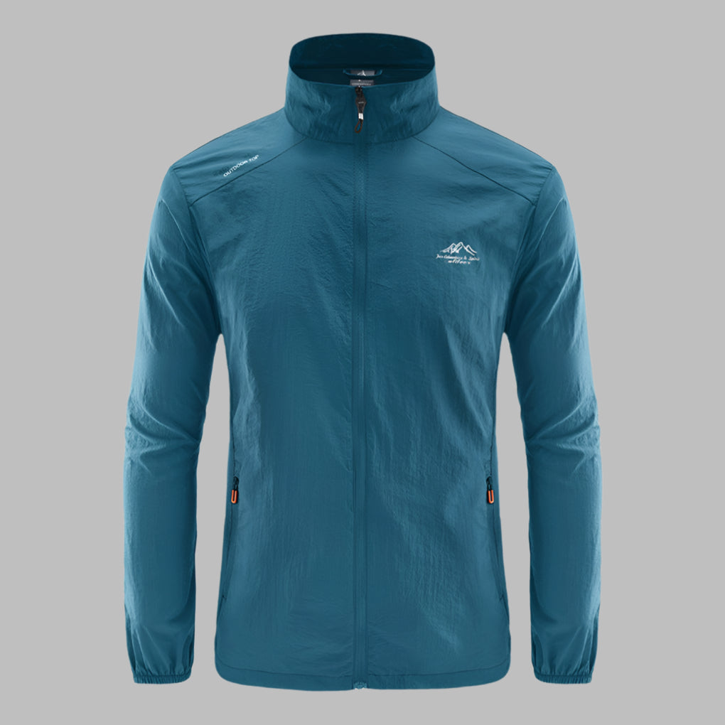 Veste Étanche Sport Homme - Coupe Dynamique et Fonctionnelle