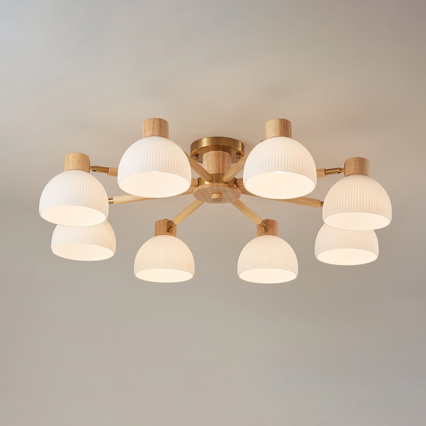 Lampe Plafond Design Élégant en Verre