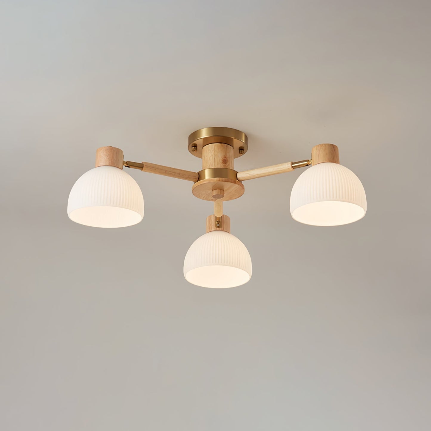 Lampe Plafond Design Élégant en Verre