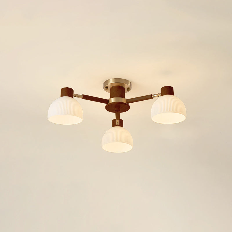 Lampe Plafond Design Élégant en Verre