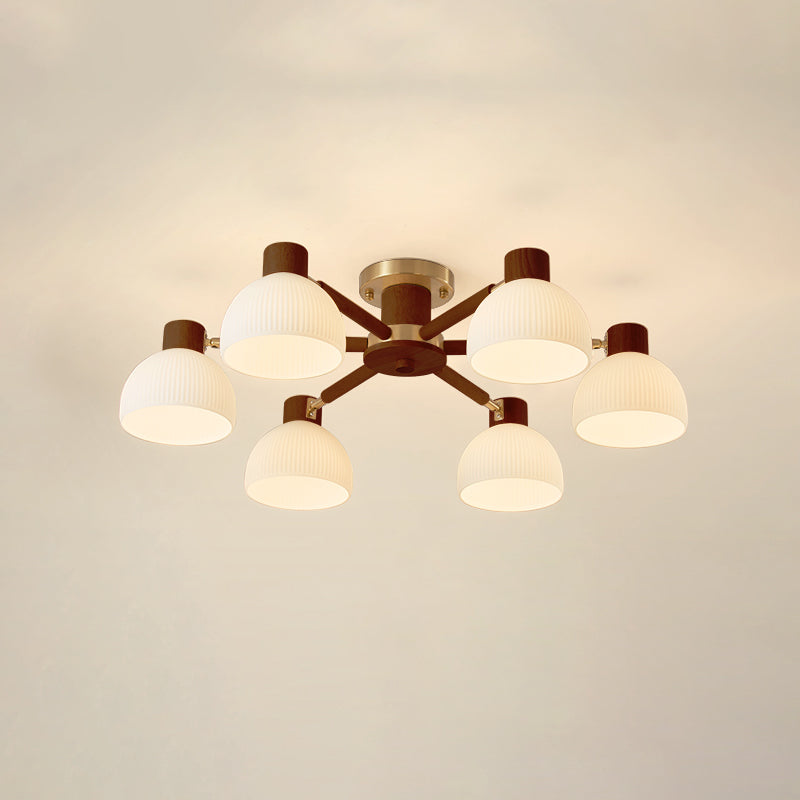 Lampe Plafond Design Élégant en Verre