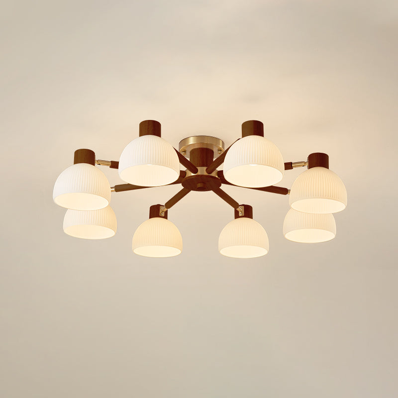 Lampe Plafond Design Élégant en Verre
