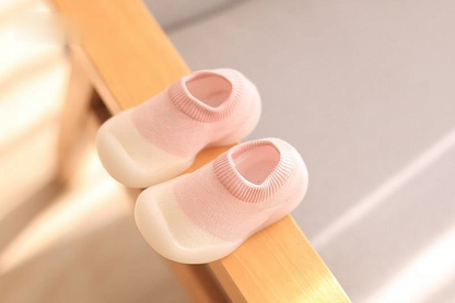 Chaussons de Marche Bébé Fille - Doux et Antidérapant pour Premiers Pas