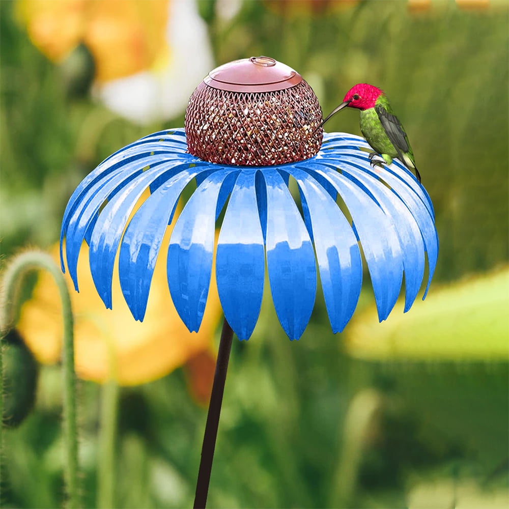 Mangeoire Oiseaux en Fer Élégante pour Jardin