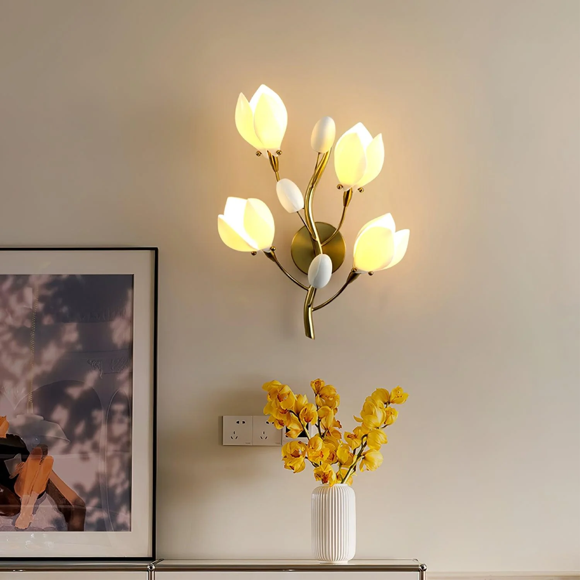 Lampe Murale Élégante en Céramique Artistique - Foivo