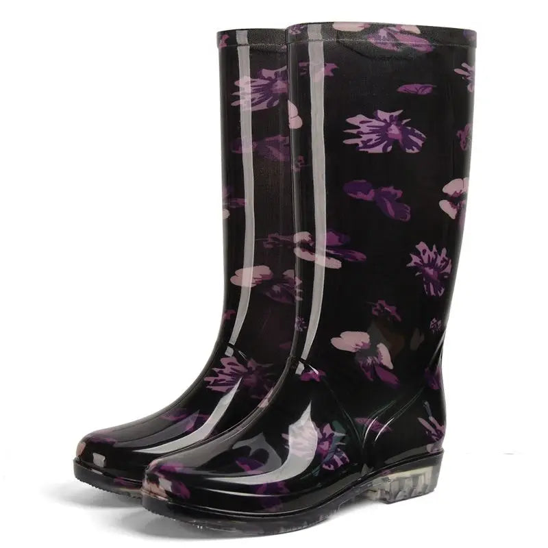 Bottes Hivernales Imperméables à Fleur pour Femme - Foivo