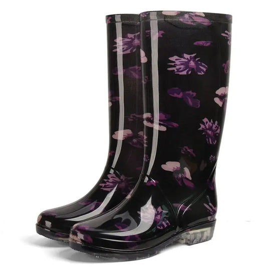 Bottes Hivernales Imperméables à Fleur pour Femme - Foivo
